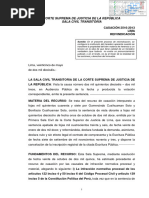 Corte Suprema de Justicia de La República Sala Civil Transitoria