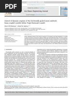 Control of Dynamic Response of The Functionally Graded Smart Sandwich