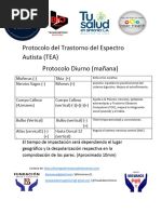 Protocolo Del Trastorno Del Espectro Autista (TEA)