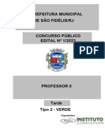 Prova Professor 1° Ao 5° Ano