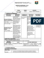 Sesion de Aprendizaje 3RO A 5TO - 33 Semana