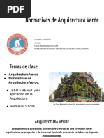 Normativas de Arquitectura Verde - Sesión 3 - Msc. Arq. AGGC