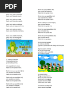 10 Canciones Infantiles Letra e Imagen