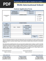 WIS Application Form