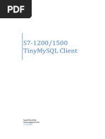 S7TinyMySQL Client