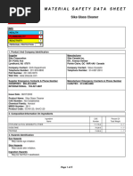 Msds-Sika Glass Cleaner