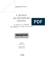 A Técnica Na Psicanálise Infantil