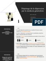 Dépistage de La Dépression en Médecine Générale