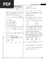 Method of Differentiation