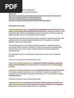 Material No. 11 - Capital Budgeting and Investment Decisions