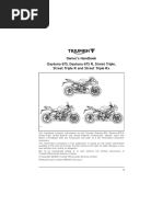 Daytona 675 2014 Owners Manual