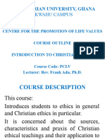 Christian Ethics