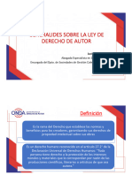 Derecho de Autor para UNIBE