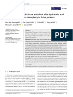 Treatment of Skin Soft Tissue Embolism After Hyaluronic Acid Injection For Injection Rhinoplasty in Asian Patients