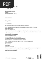 WWW - Gov.uk +44 (0) 300 222 0000: For Information Visit: Passport Adviceline