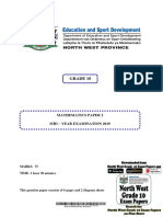 Mathematics GR 10 Paper 2 2