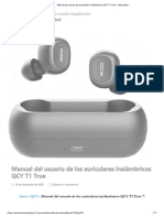 Manual de Usuario de Auriculares Inalámbricos QCY T1 True - Manuales +