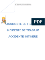 Charla de Accidente de Trabajo