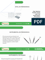 Instrumental en Periodoncia