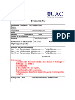 Evaluacion 3 Estadistica Aplicada Periodo Enero Marzo