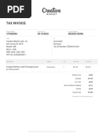 Creative Market GST-VAT Invoice (#137585384)