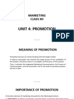 Unit - 4 Promotion