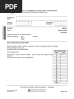 All - Science Past Papers