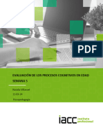 Semana 5evaluación de Los Procesos Cognitivos en Etapa Inicial e Intermedia