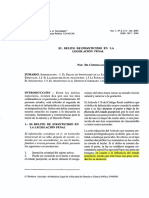 El Delito de Infanticidio en La Legislación Penal