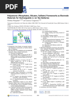 Masquelier Et Croguennec - 2013 - Polyanionic (Phosphates, Silicates, Sulfates) Fram