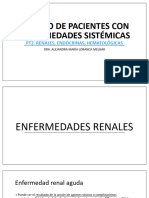 Renales, Endócrinas, Hematológica