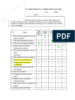 Protocolo de Respuestas Zung - ANSIEDAD