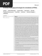 A Review of Emerging Technologies For Remediation of PFASs