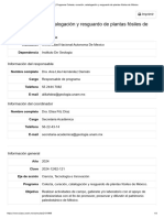 SIASS - Programa Colecta, Curación, Catalogación y Resguardo de Plantas Fósiles de México