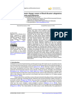 Comparison of Climate Change Causes of Flood Disaster Adaptation Strategies in Tanzania and Indonesia