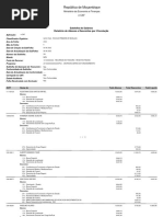 República de Moçambique: Subfolha de Salários Relatório de Abonos e Descontos Por Vinculação