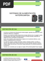 Sistemas de Alimentación Ininterrumpida