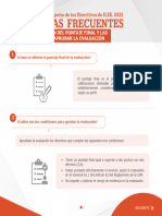 Sobre La Obtención Del Puntaje Final y Las Condiciones para Aprobar La Evaluación