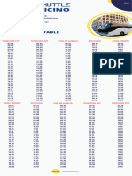 Horarios Bus Shuttle Aeropuerto Fiumicino Ciudad Roma Italia