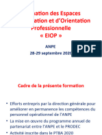 Animation Des Espaces EIOP ANPE