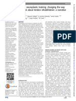 Tendon Neuroplastic Training Changing The Way We Think About Tendon Rehabilitation