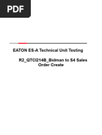 R2 - QTCI214B - Bidman To S4 Sales Order Create - S4 - TUT