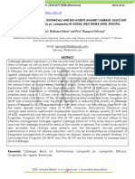 Evaluation of Fungicides, Botanicals and Bio-Agents Against Cabbage Black Rot