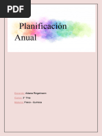 Planificacion Fisicoquimica 3ro 2022