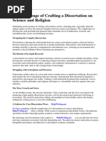 Dissertation Sur La Science Et La Religion