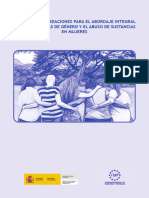 Guía de Recomendaciones para El Abordaje Integral de Las Violencias de Género Y El Abuso de Sustancias en Mujeres