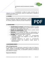 Procedimiento de Relacion, Saturación y Polaridad de CTS y PTS