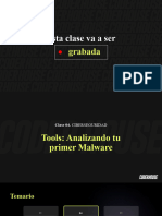 Clase 4 - Tools - Analizando Tu Primer Malware