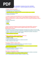 EXERCICIO Avaliativo Un 2 Cultura de Seguranca em Servico de Saude