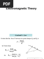 Electromagnetic Theory